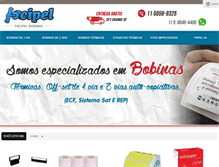 Tablet Screenshot of facipel.com.br